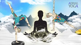 瑜伽馆背景 工装背景墙