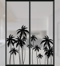 高清分层彩白彩透明底推拉门