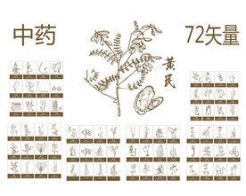 中药矢量图