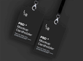 黑色工作牌样机