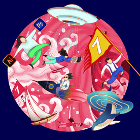 放飞自我的上班族