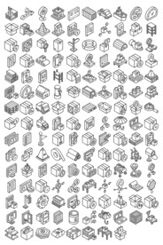 物流快递立体图标