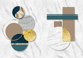 晶瓷画 抽象画 大理石纹理