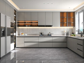 仿古砖瓷砖空间效果图