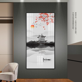 意境山水客厅玄关装饰画床头挂画