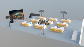 晚宴活动现场su模型