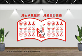 教师风采文化墙