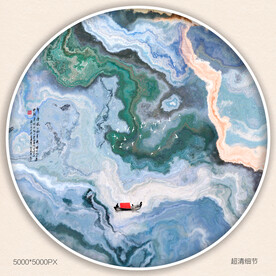 水墨山水装饰画