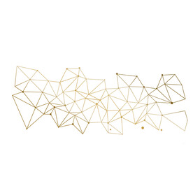 卡通金属金色几何线条元素