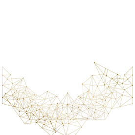 金色金属几何线条元素