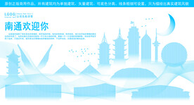 南通地标建筑剪影