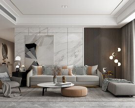 现代轻奢客厅