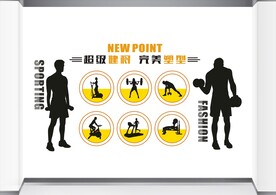健身房文化墙