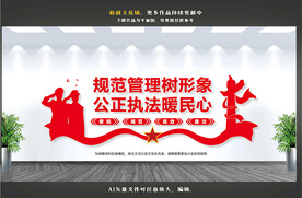 行政执法文化墙