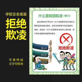 拒绝欺凌校园安全教育