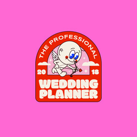 复古插画卡通标签素材系列