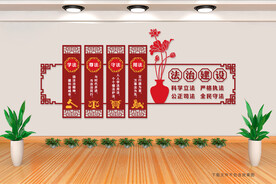 法治文化墙 学法 尊法 守法