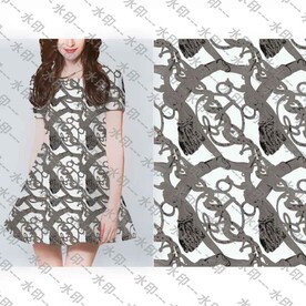 大牌  数码印花  佩斯利