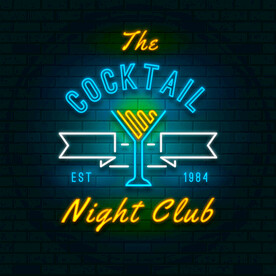 酒吧霓虹灯风格背景墙系列