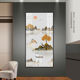 意境山水画客厅玄关卧室装饰画