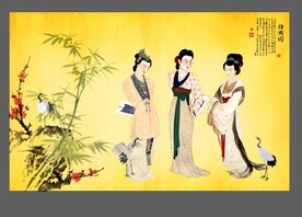 古代仕女图