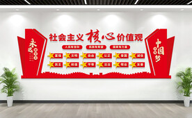 社会主义核心价值观文化墙