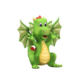 绿色小恐龙3D模型