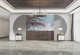 新中式客厅背景墙