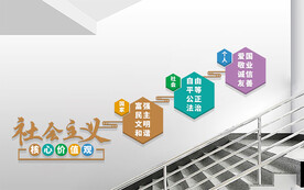 校园社会主义核心价值观文化墙