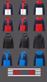 冲锋衣印字效果图片