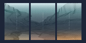 抽象线条三联画