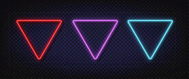 霓虹倒三角形