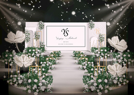 白色婚礼仪式区