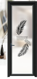 高清分层透明底平开门打印图