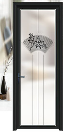 高清分层透明底平开门打印图