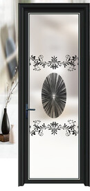 高清分层透明底平开门打印图