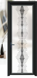 高清分层透明底平开门打印图