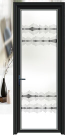 高清分层透明底平开门打印图