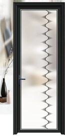 高清分层透明底平开门写打印图