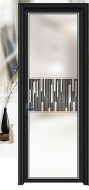 高清分层透明底平开门打印图