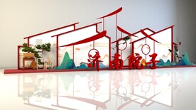 美陈造景 新中式 大门口