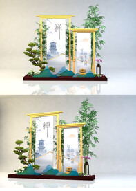 小景 DP美陈 中式