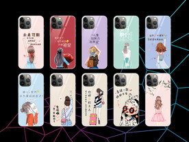 创意 卡通 女孩手机壳图片