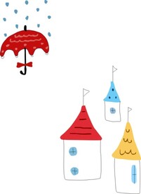 雨中城堡