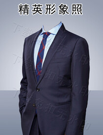 男士形象照公司展示照半身证件照