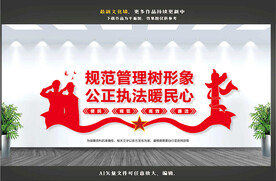 行政执法文化墙