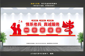 退役军人文化墙