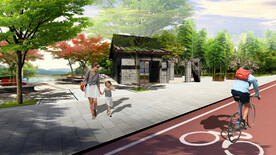 绿道驿站景观效果图