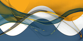 晶瓷画 抽象画 线条