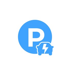 电动车停车标志